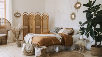 Boho chic home decor