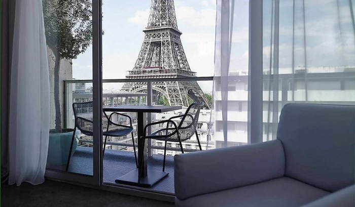 Paris eiffel tower hotels views hotel incredible over hotelscombined available made post was city