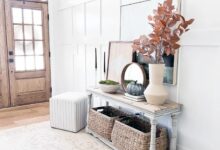 Entryway decoration tips