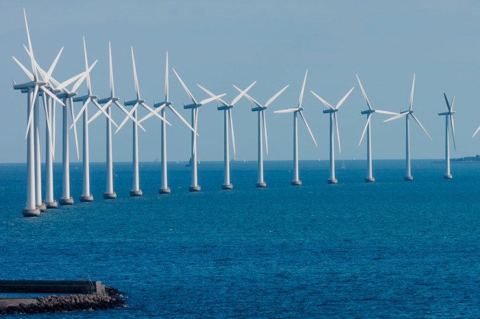 Offshore wind farms in Scandinavia