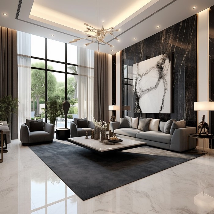 Luxury villa interior design