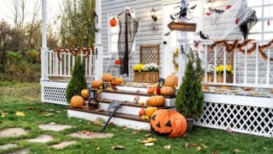 Halloween porch decorating ideas