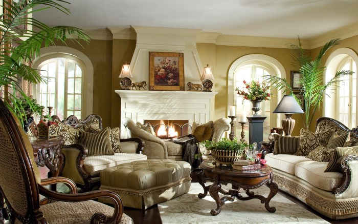 Antique furniture for living room