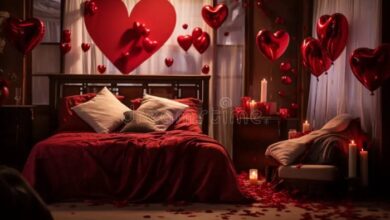 Valentine’s romantic room ideas