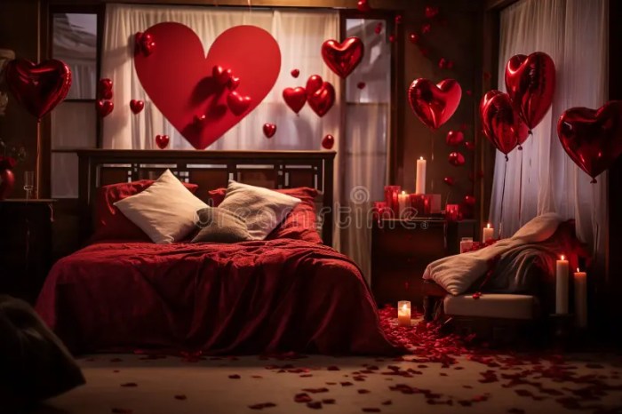 Valentine’s romantic room ideas