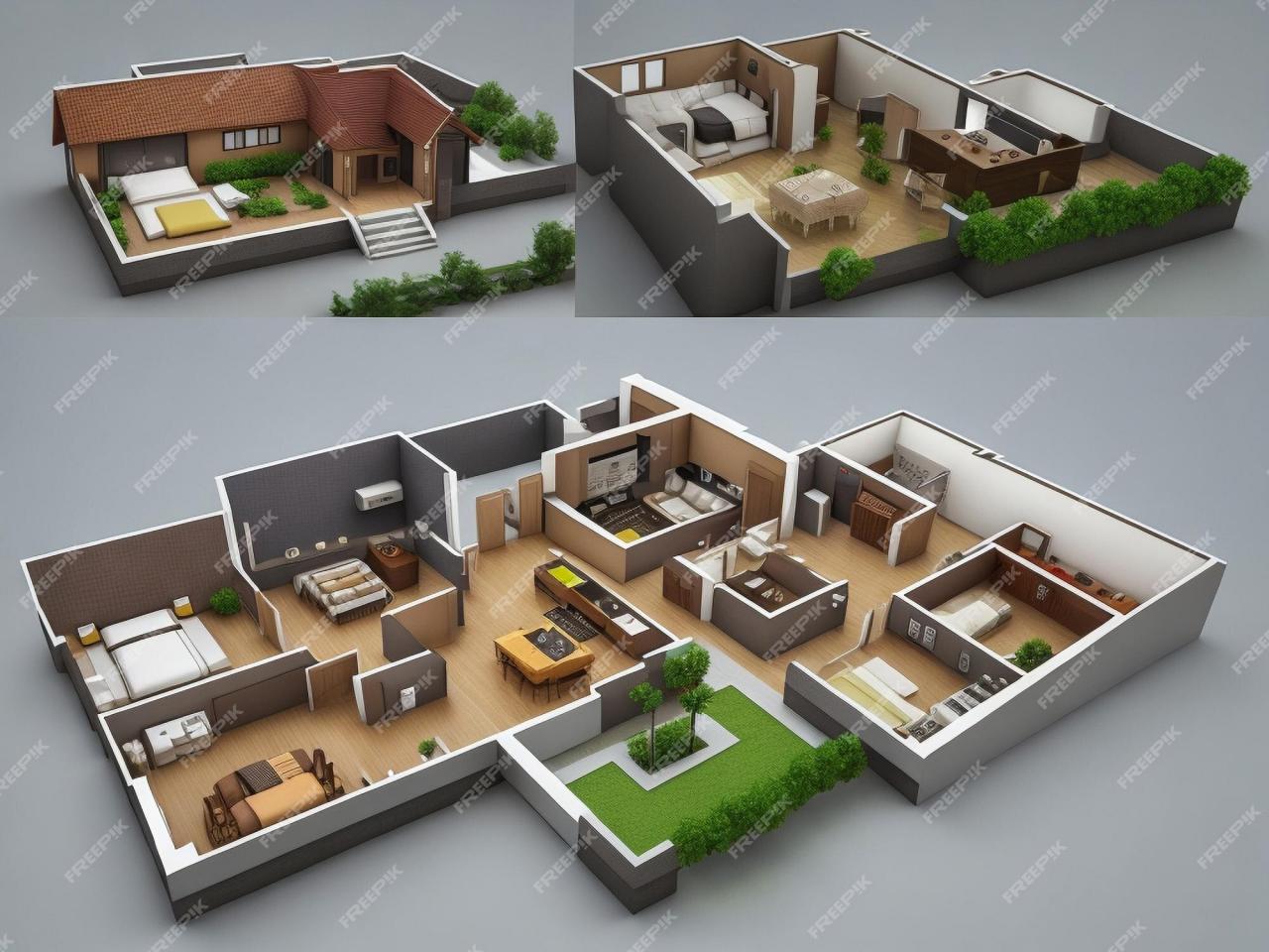 AI tools for creating realistic 3D models of home designs online