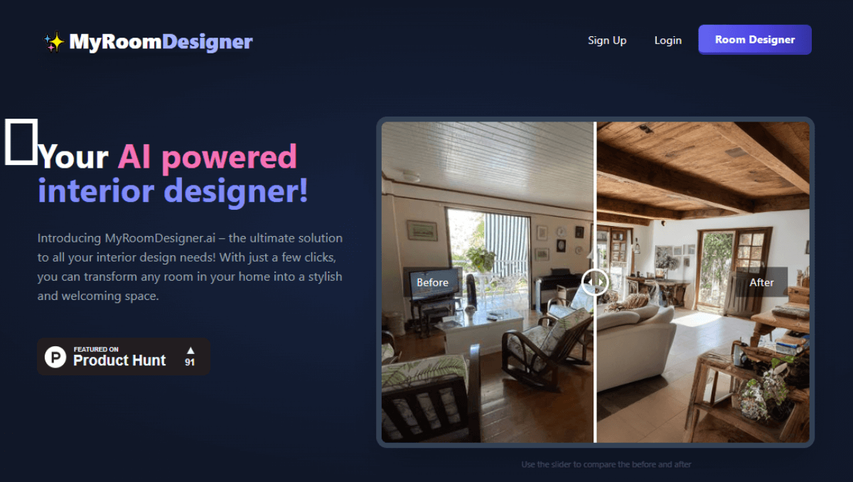 Finding the best online AI tool for interior design projects