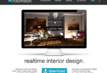 Online AI home design tools with furniture placement features